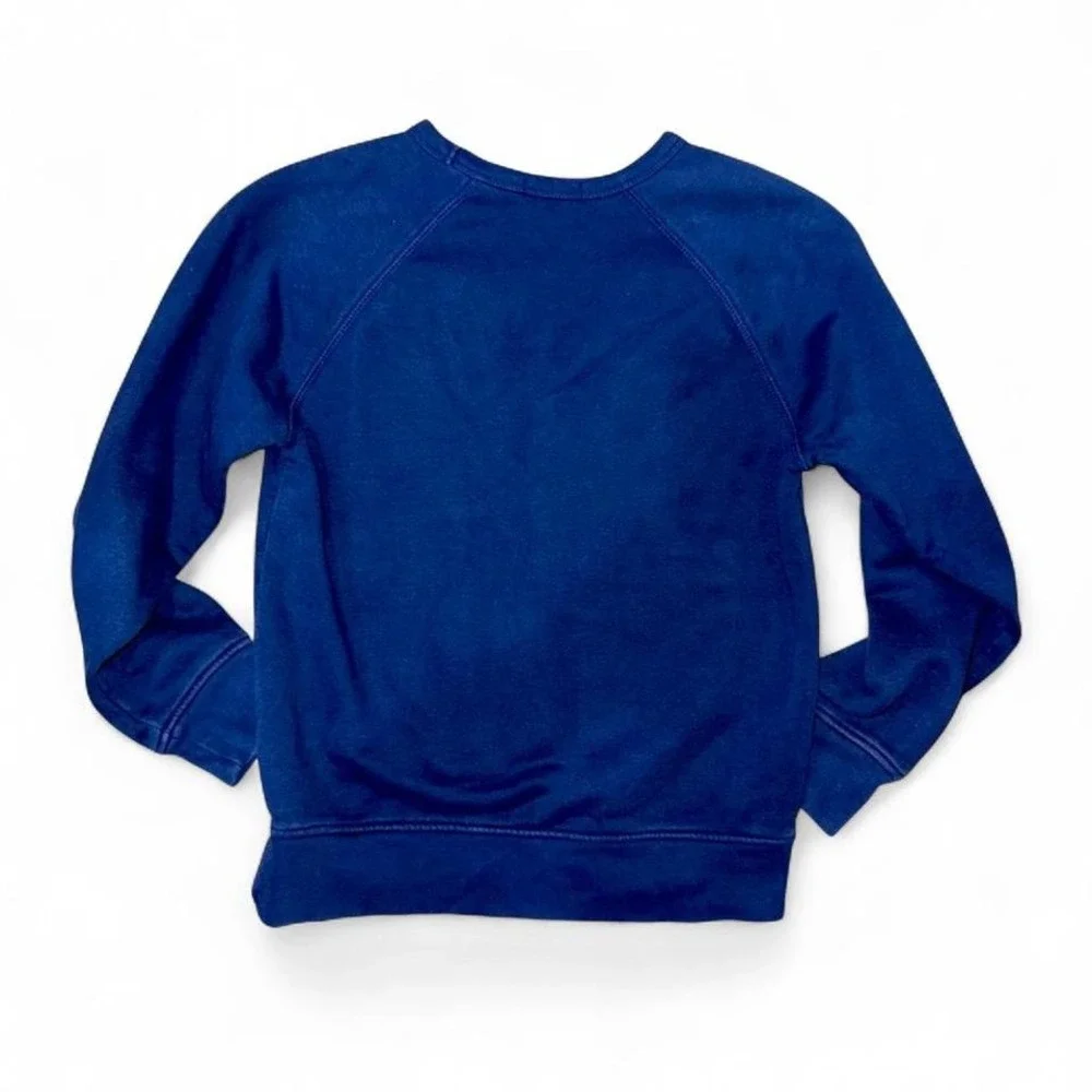GAP KIDS NAVY W/YELLOW LOGO SWEATSHIRT MEDIUM 8-10 UNISEX‎